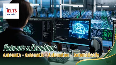 Cách dùng đúng bộ từ Automate – Automatic – Automation – Automatically