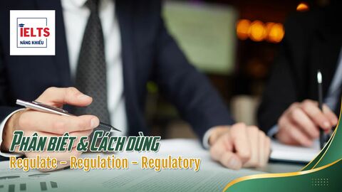 Phân biệt Regulate – Regulation – Regulatory: Từ vựng quan trọng chủ đề Law