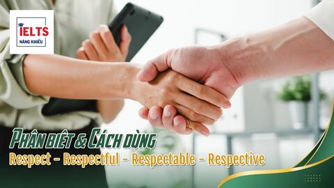 Respect – Respectful – Respectable – Respective: Cặp tính từ cực dễ nhầm